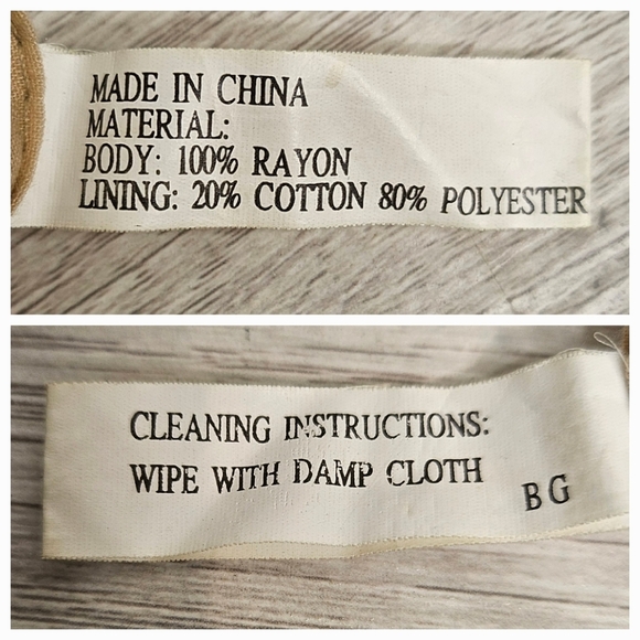 Crochet 100% Rayon Tan Hobo Bag  Drawstring Slouchy Summer Beach Minimalist - Picture 8 of 10